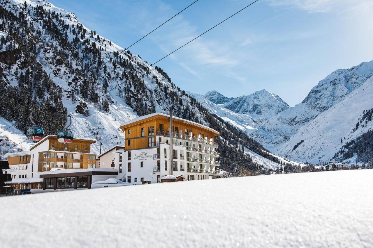 Hotel Vier Jahreszeiten Sankt Leonhard im Pitztal Exterior foto